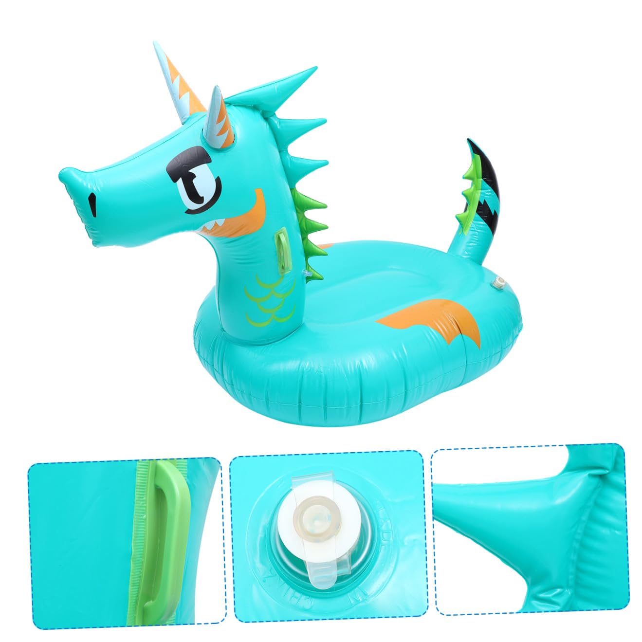 ifundom Aufblasbares Drachen-schwimm-Bett Für Erwachsene Lustige Wasser-Lounge-Matte Leicht Und Tragbar Für Pool Und Strandspaß Langlebiges Material Für Besten Komfort