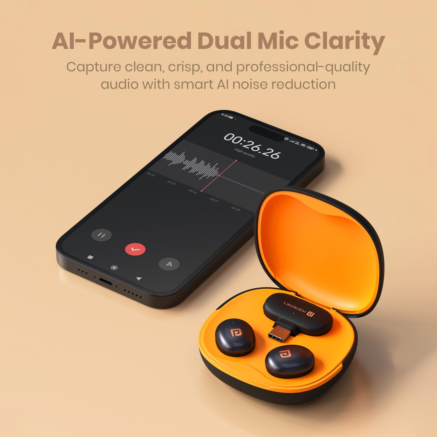 VlogMate Neo: AI Wireless Mic for Videos -2