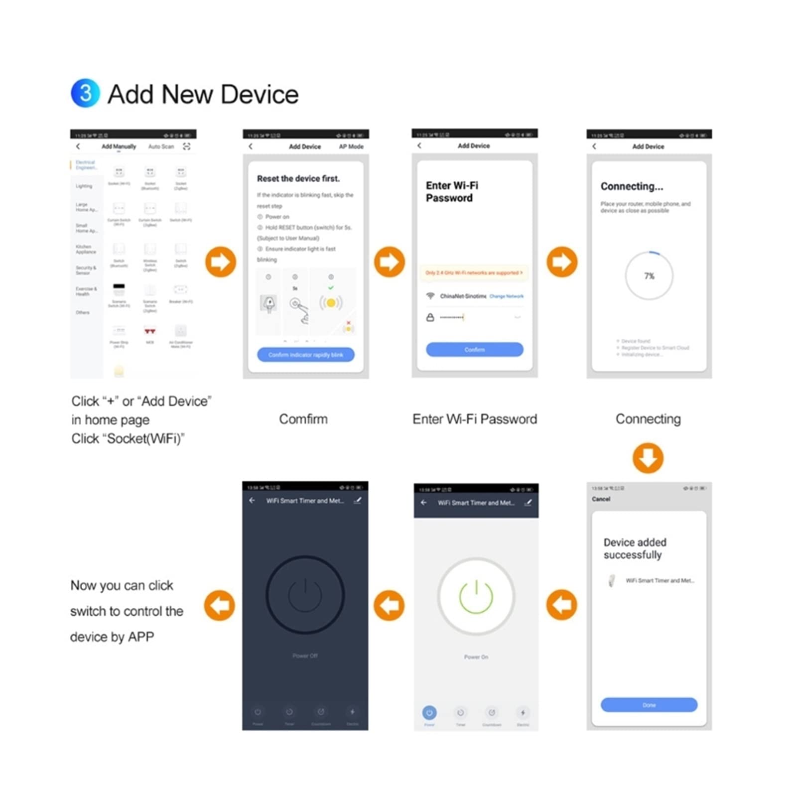 Contatore Energia Elettrica, TM608 Contatore di energia domestica monofase con interruttore timer Telecomando tramite APP Rilevamento corrente di tensione multifunzionale Tim, Facile da Installare