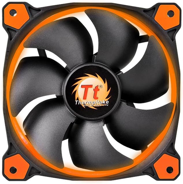 Thermaltake Ring 12 High Static Pressure 120mm Circular LED Case Radiator Cooling Fan thumbnail 3