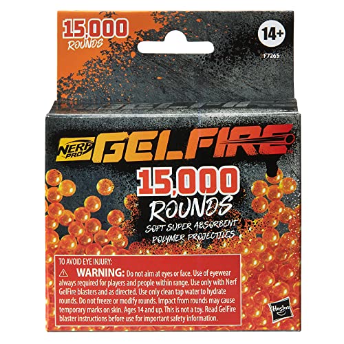 Nerf Pro Gelfire Refill, 15000 Gelfire Rounds, For Use Gelfire Blasters, Outdoor Games For Ages 14 & Up #TOP2