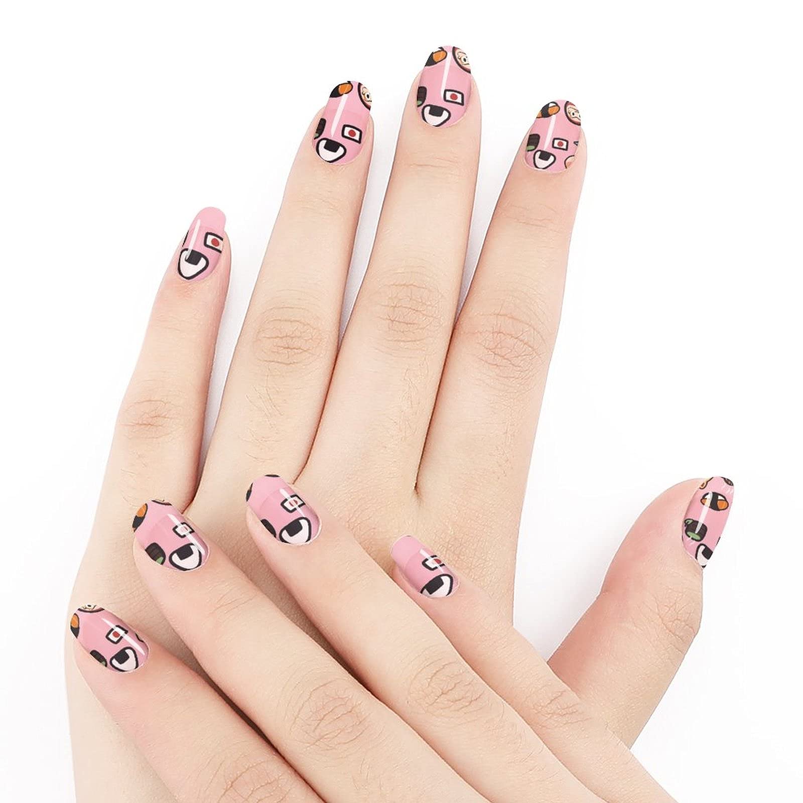 Amazon.co.jp: ネイルシール 犬寿司 ネイルステッカー 貼るだけ簡単  