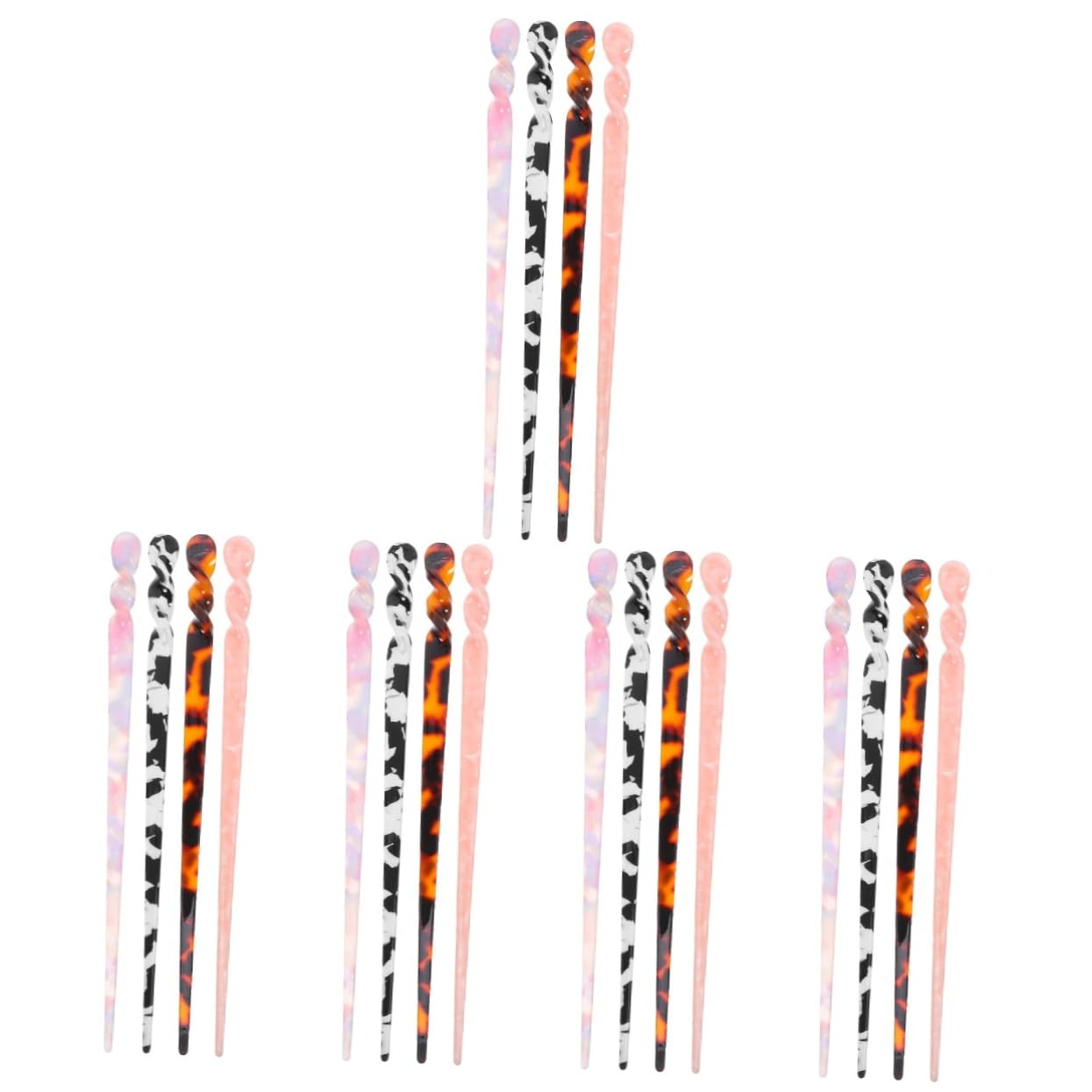FOMIYES 20 Uds Horquilla Chica Palillos Para El Cabello Accesorios Chinos Para El Cabello Para Mujeres Palitos Para El Cabello Para Bollos Palillos Para El Cabello Palo De Pelo Chino