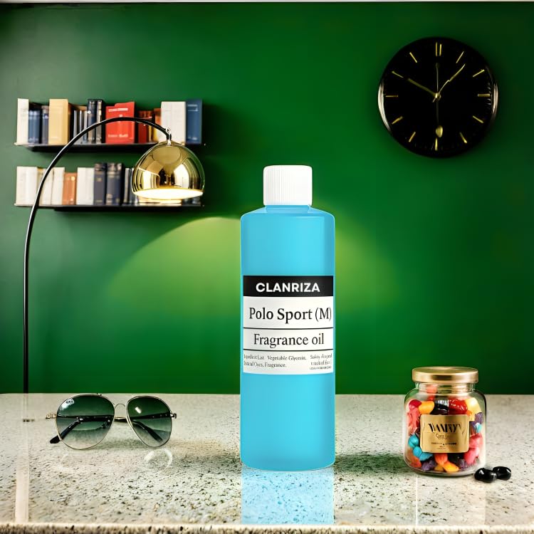 Polo Sport Type Fragrance Oil for Men - Mens Perfume Oil - Men Body Fragrance - Fresh Sport Cologne Type - Long Lasting Scent - Concentrated Fragrance Oil 10 Fl Oz (pack of 1)