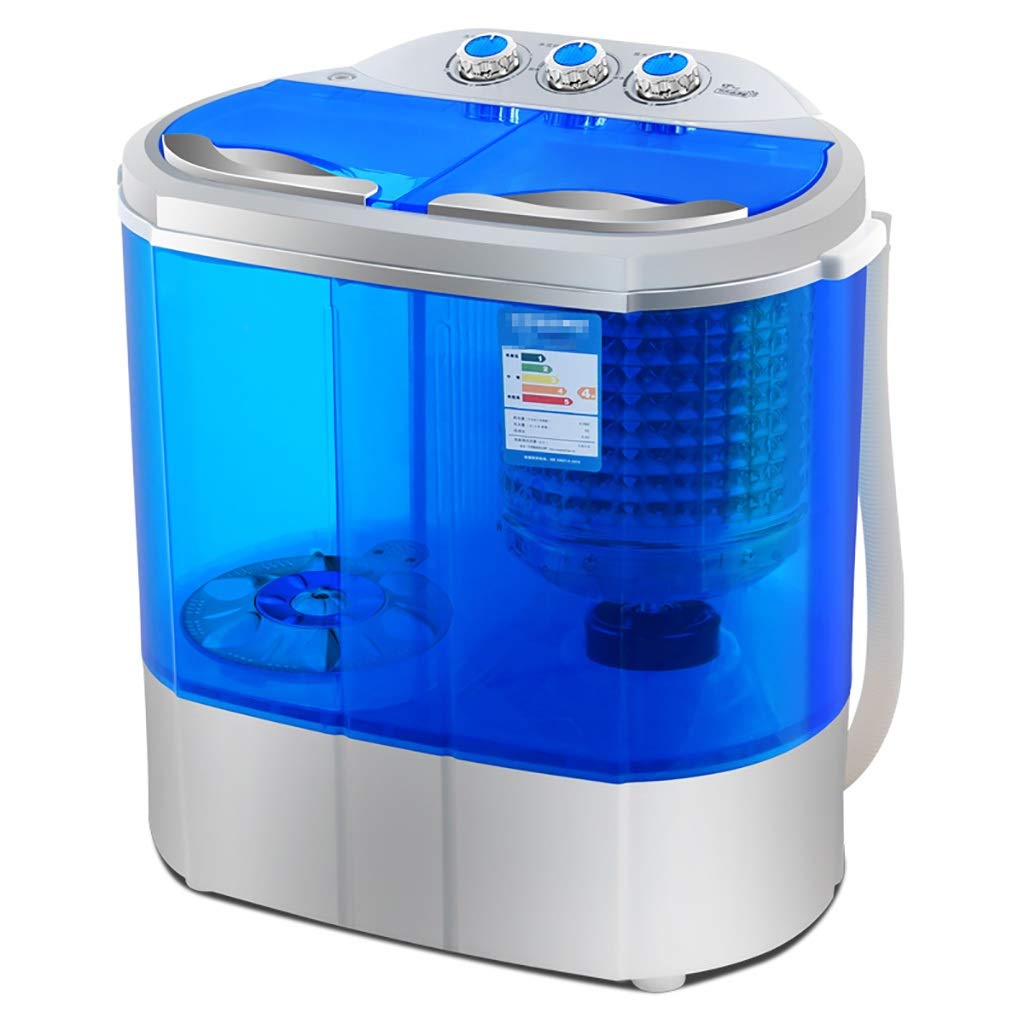 Draagbare Wasmachine, 2-in-1 Handbediend Starten 1200rpm Snelle Uitdroging Mini-was-droogcombinatie, Compacte Wasmachine Centrifuge voor Appartementen Slaapzaal Camping