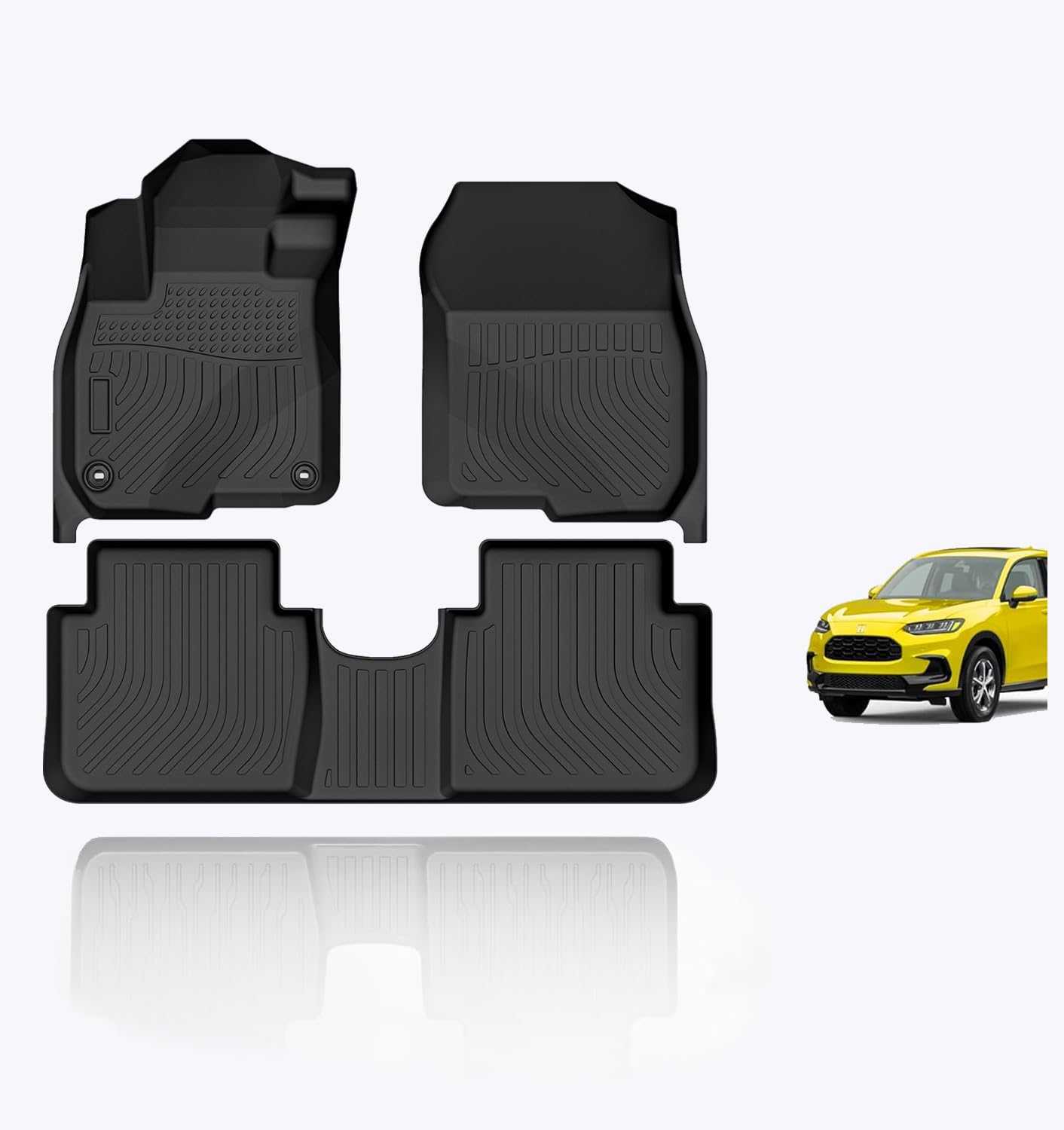 Floor Mats Accessories Set Compatible with 20162022 Prius