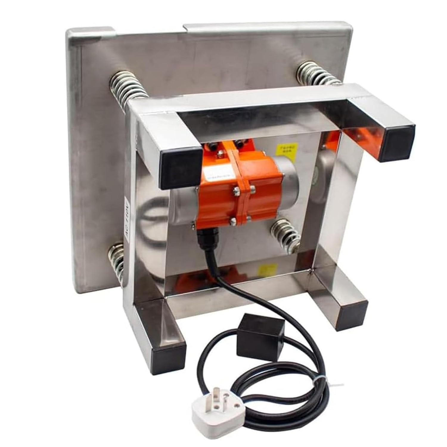 LINCYS Kleiner Beton-Rütteltisch, Betonschüttler, Vibrationsprüfstand-Testblock, Edelstahl-Mini-Vibrationsprüfstand 3000 U/Min Zum Entfernen Von Blasen Und Schütteln des Niederschlags,35 * 35cm