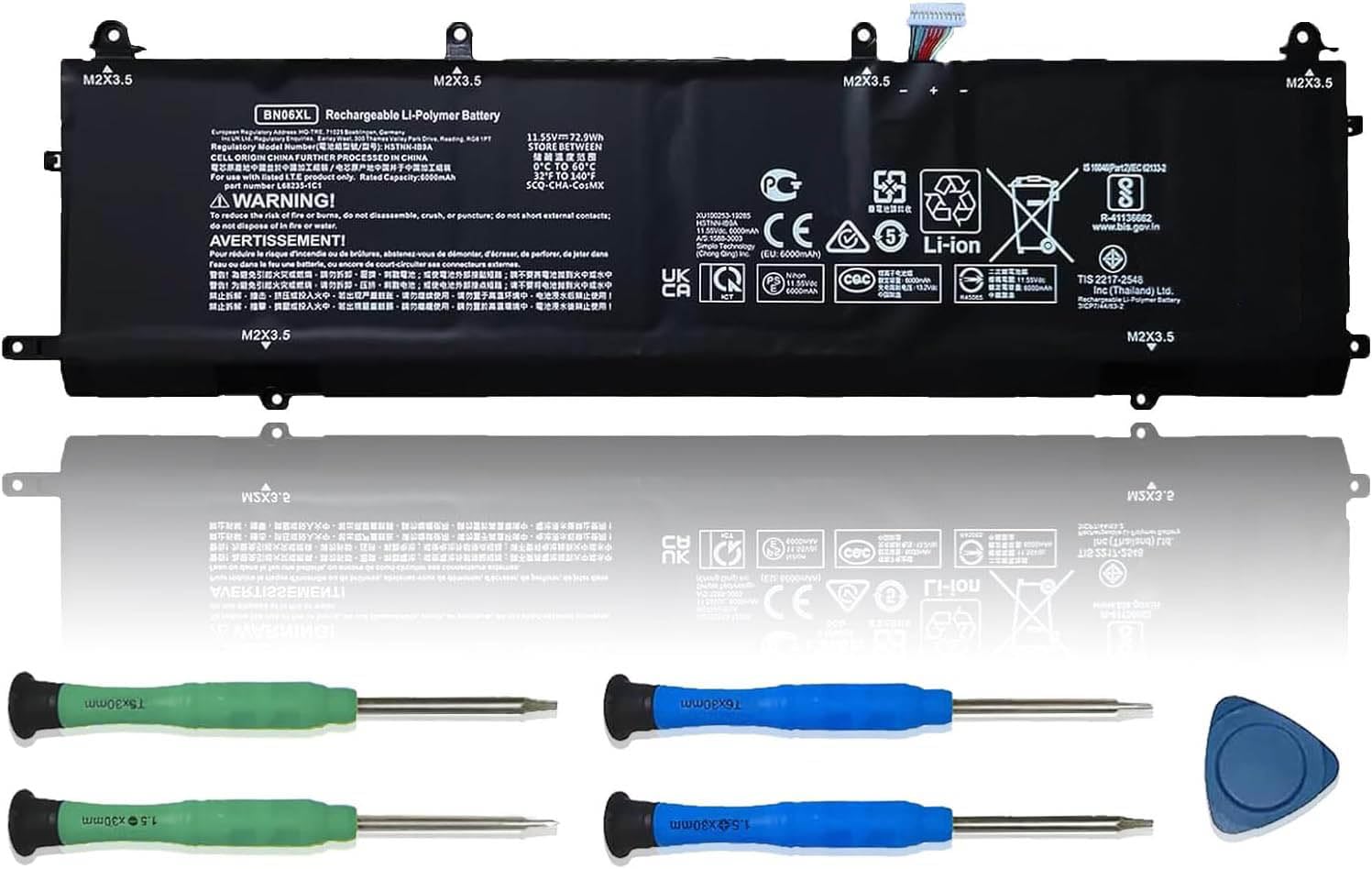 Amazon.com: VANPIR BN06XL Laptop Battery Replacement for HP