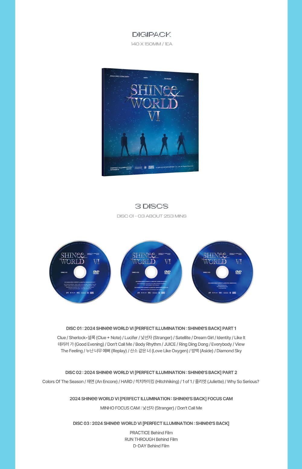 Amazon.com: SHINee WORLD VI [Perfect Illumination : SHINee'S BACK