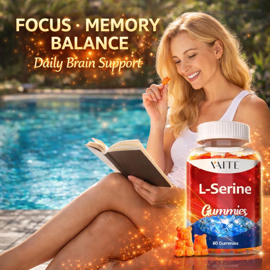 Amazon.com: L-Serine Gummies 1000mg - Pure L Serine Supplement for