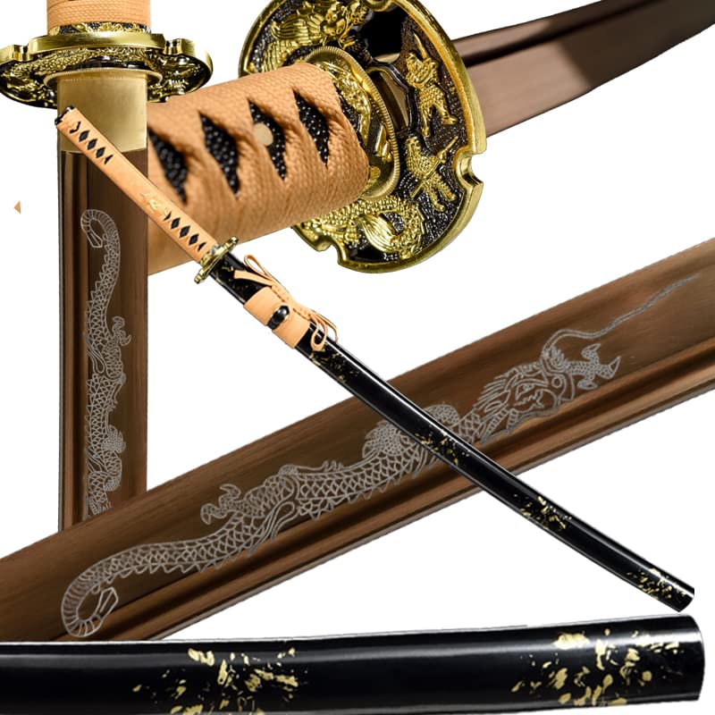 Samurai Sword | Traditional Hand-Forged Katana Swords Authentic Japanese Anime Samurai | High Carbon Steel Katanas Collection Sharp Full Tang