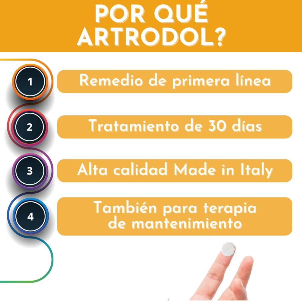 Articulaciones Suplementos Huesos y cartílagos con altas dosis de condroitina y glucosamina 30 comprimidos Agips Artrodol