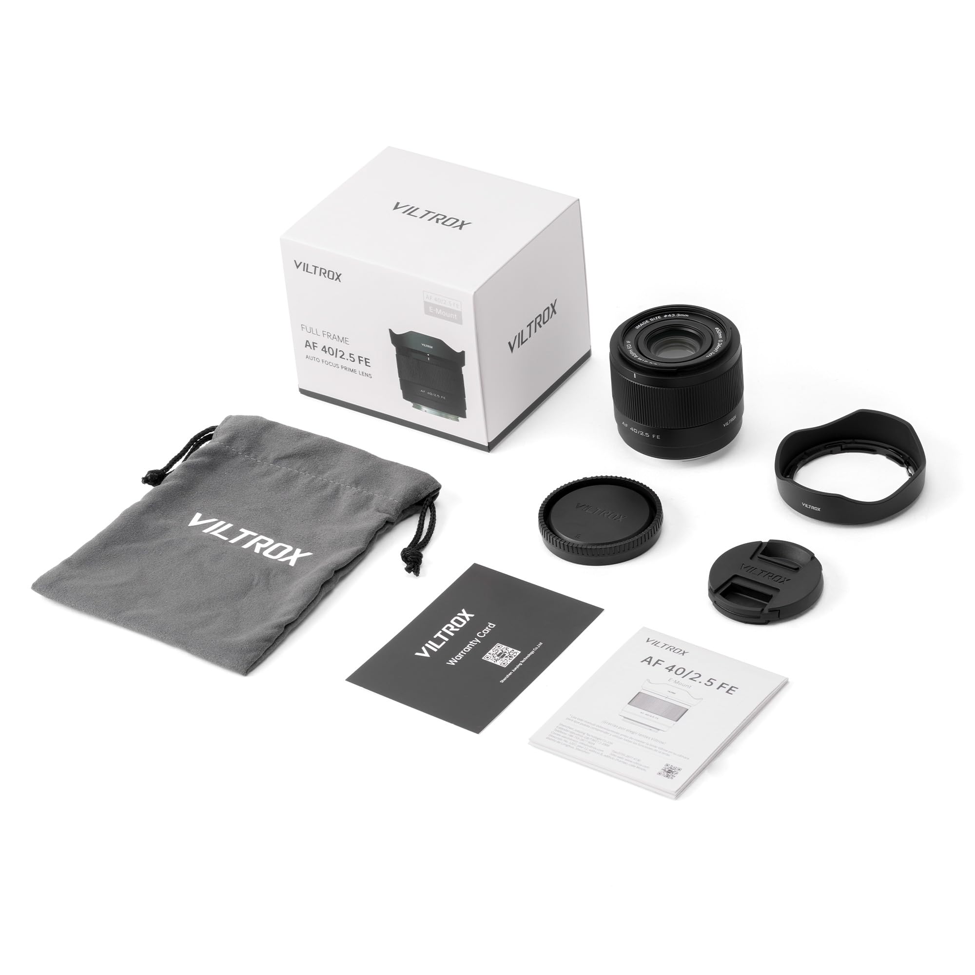 Viltrox AF 40mm F2.5 Full Frame Lens for Sony E-Mount, STM Focus