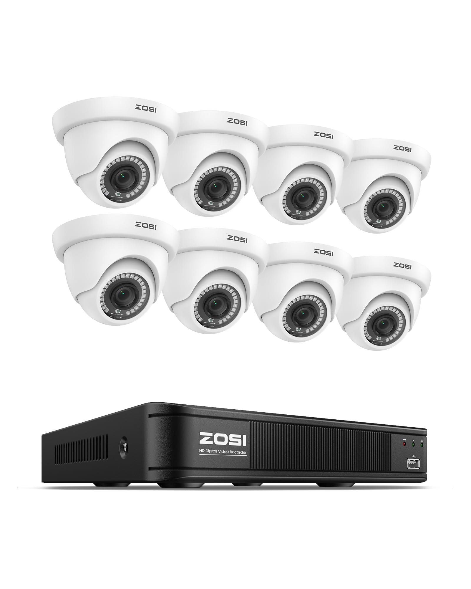 Amazon.com : ZOSI 1080P H.265+ Home Security Camera System, AI