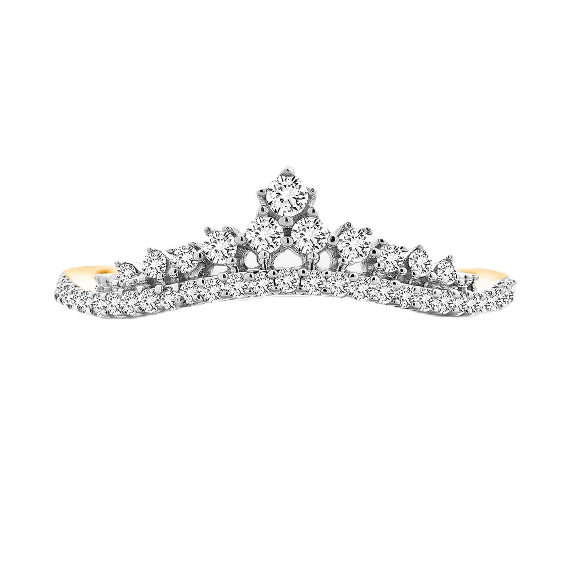 Lab Grown Diamonds (0.25 Ct) Inversed Crown Ring | 925 Sterling Silver | SI Clarity F-G Color | Third Party Lab Certified | Fine Jewellery | Gifts for Women & Girls-picture-28