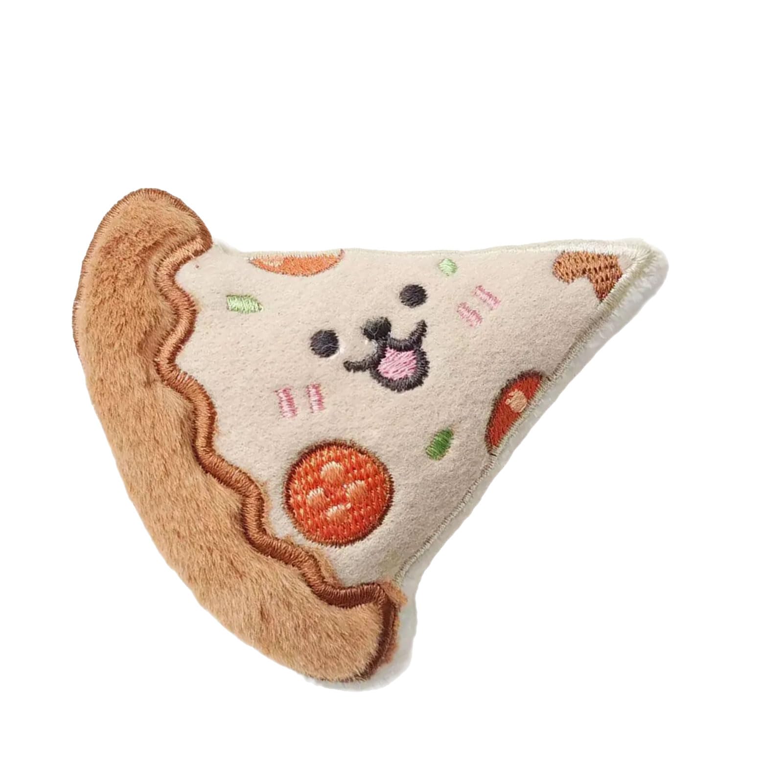 MICFENY Cartoon Dog Plush Toy Texture Chewing Squeaky Toy Stuffed Doll for Small Dog Teething and Engagement