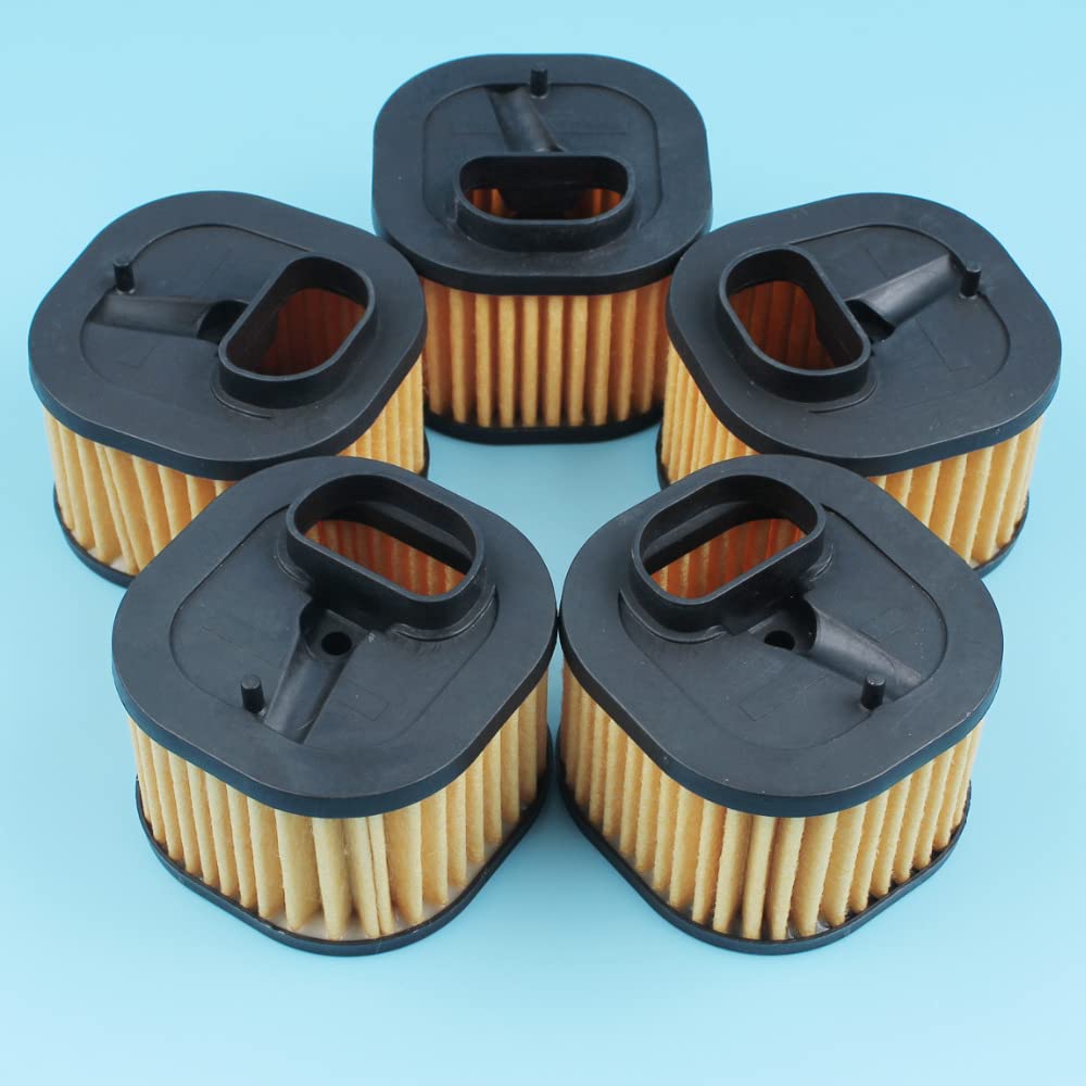 Lote de 5 filtros de Aire compatibles con Motosierra 362, 365, 371, 372, 372XP y 372XPW [#503818004,503818001] Pieza de Repuesto Nueva