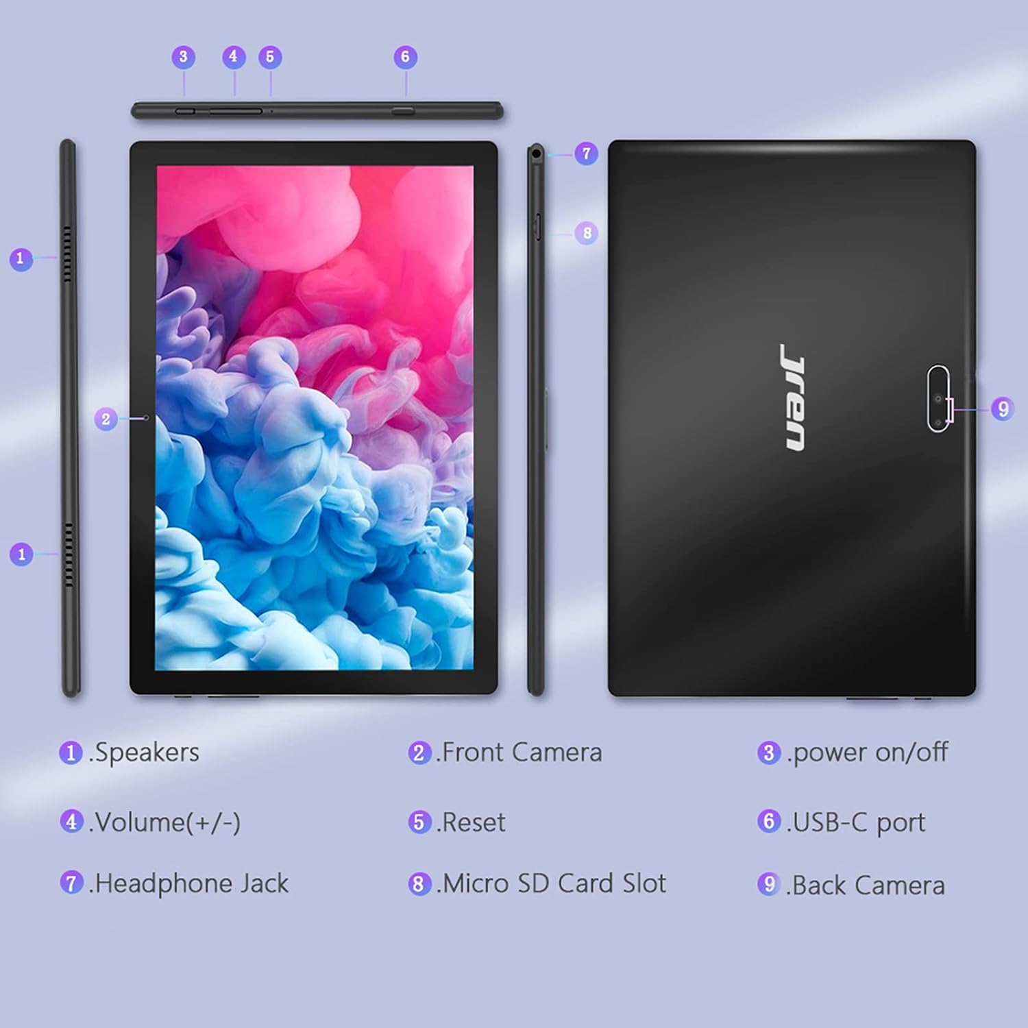 Nеw Dеаl JREN Android Tablet 10 inch, 10 inch Tablet with 3GB RAM 32GB ROM Octa-Core Processor, J10 1200x1920 IPS Full HD Display, 6000mAh Battery 5G WiFi USB Type-C GPS FM -Black Hоt Dеаlѕ JREN Android Tablet 10 inch, 10 inch Tablet with 3GB RAM 32GB ROM Octa-Core Processor, J10 1200x1920 IPS Full HD Display, 6000mAh Battery 5G WiFi USB Type-C GPS FM -Black