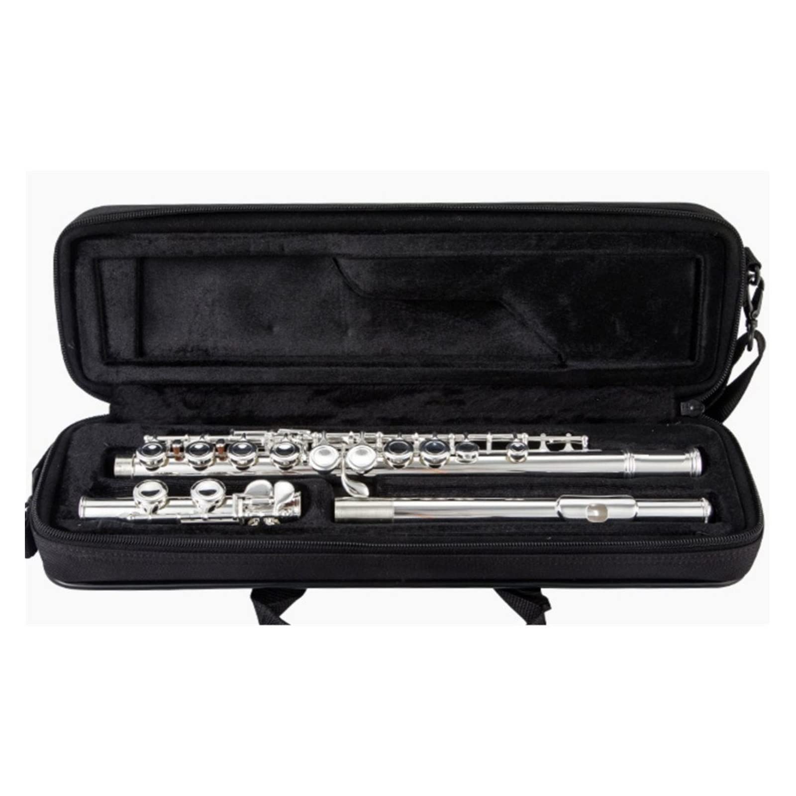 Flûte Professionnelle Instrument De Musique Débutant 16/17 Trou Plaqué Argent Ouverture Et Fermeture Flûte À Double Usage Flûte Débutants (Color : 17)