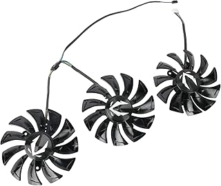 inRobert RTX2080 GPU Fan Replacement for Zotac RTX 2080 Ti AMP Graphics Card Cooling Fan (Full Set)