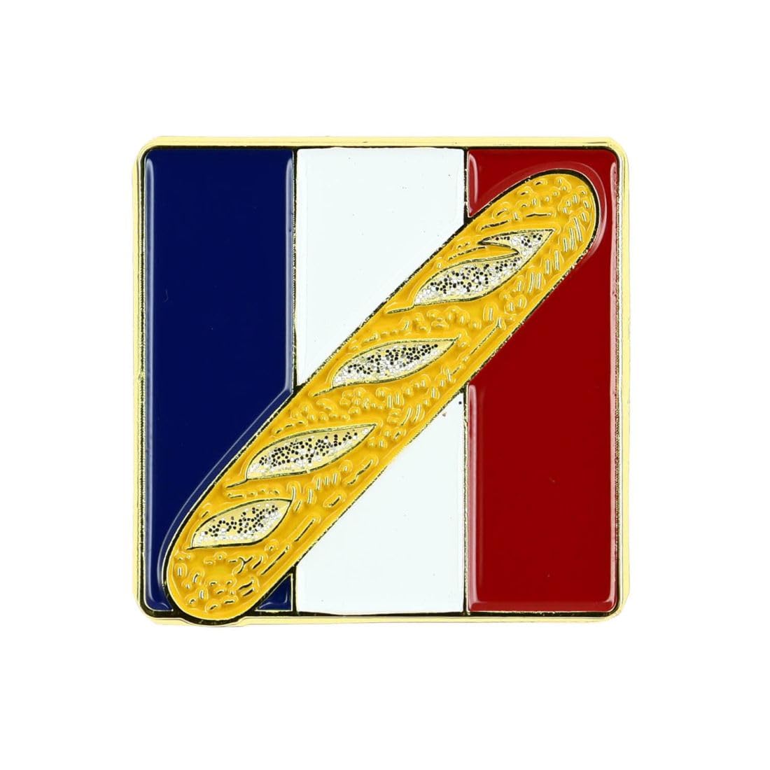 Clj Charles Le Jeune French Baguette Pin – Food – Quality Finish – Pin – Pin – Pin – Badge – French Patriots Pins, Orange, One size