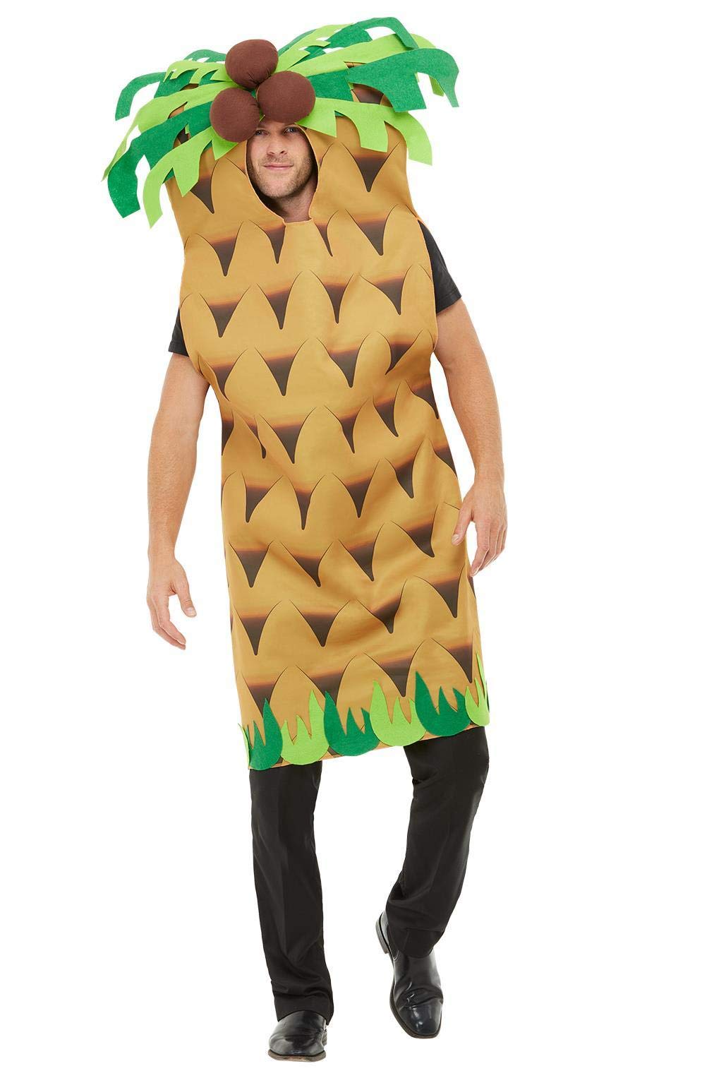 Smiffys Palmenbaum Kostüm, Grün, mit Wappenrock Halloween