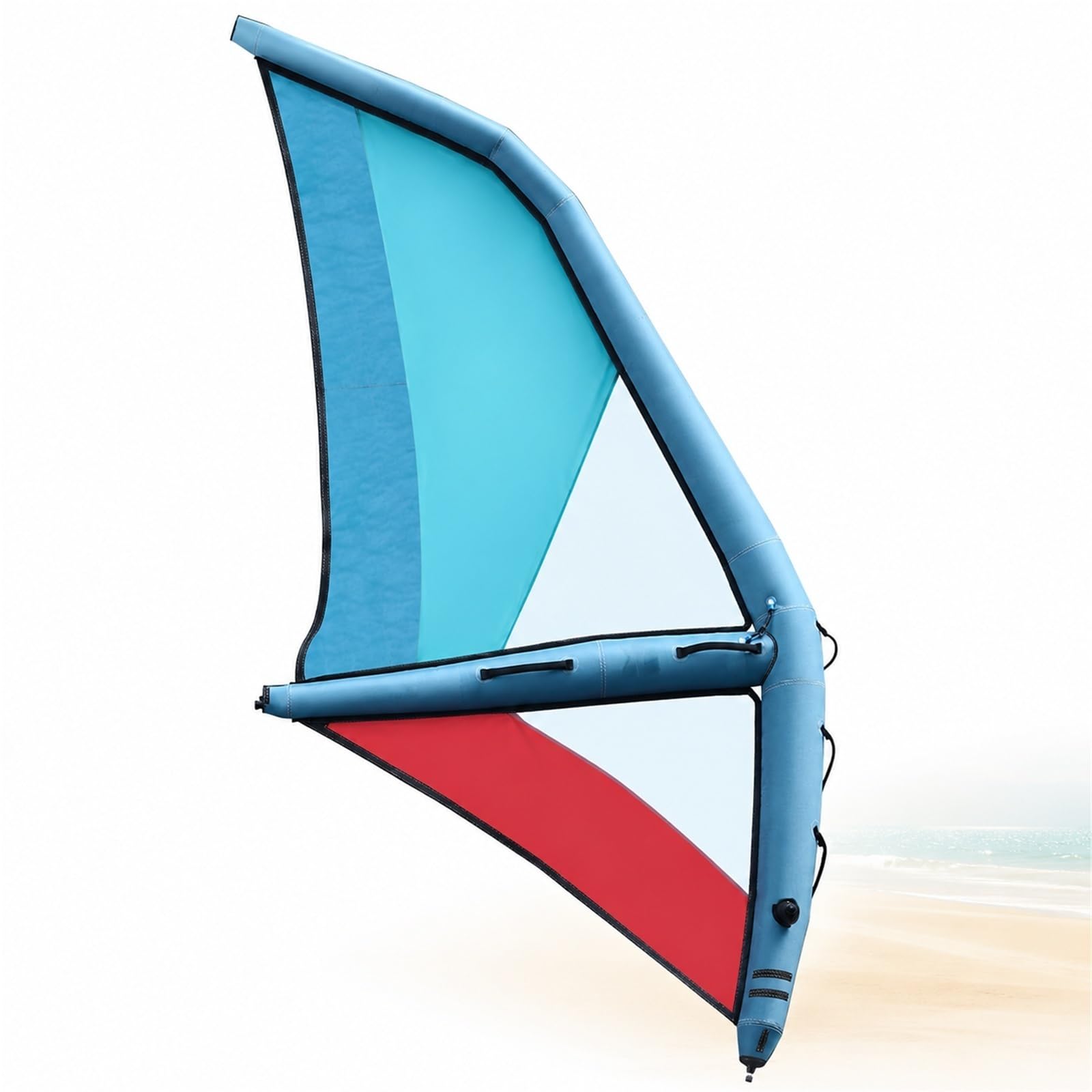 Aufblasbarer Surfflügel, Windsurfflügelfolie | Mit um 360° drehbarer Basis und Pumpe, for SUP-Boards und Surfbretter