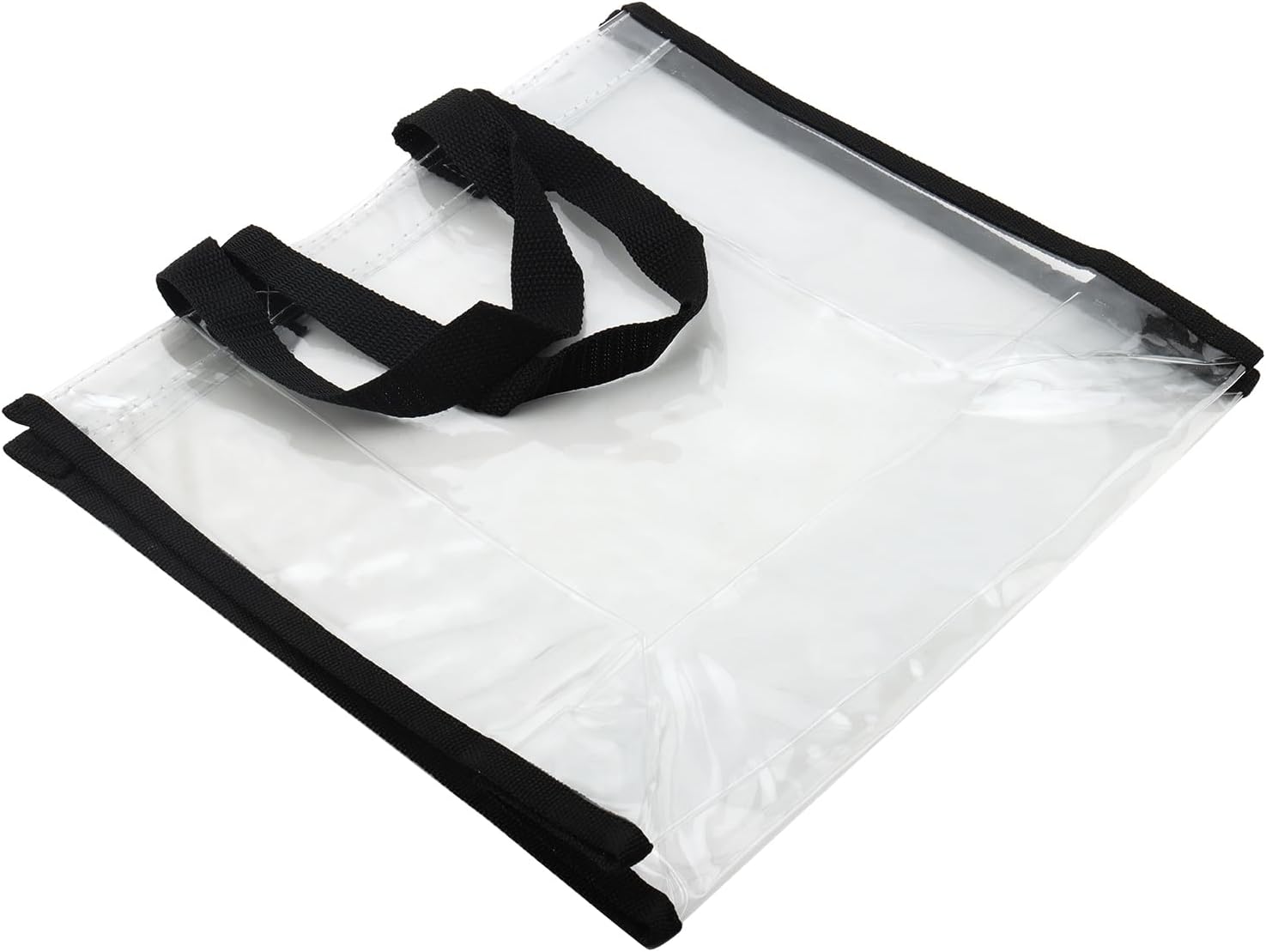 15 Pack 12 x 12 x 6 Inch Clear Tote Bags, Transparent PVC Stadium Approved Gift Bags with Handles for Shopping, Work, Sports Games, School, Concert - Image 3