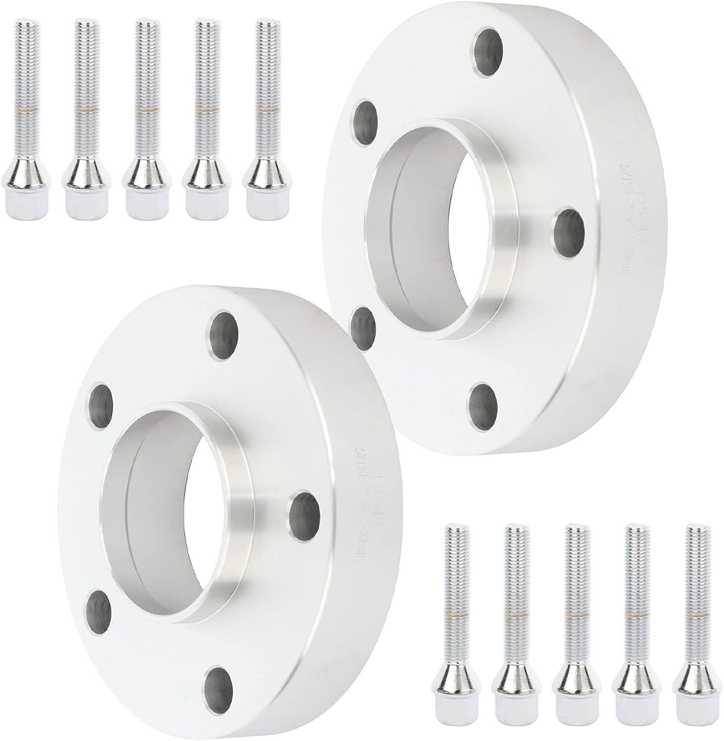 OCPTY 5x120 Wheel Spacers 30mm for BMW for 525i with 12x1.5 Lug Nuts 72.56mm Hub Bore Compatible for 335i xDrive for 650i for 535i GT xDrive