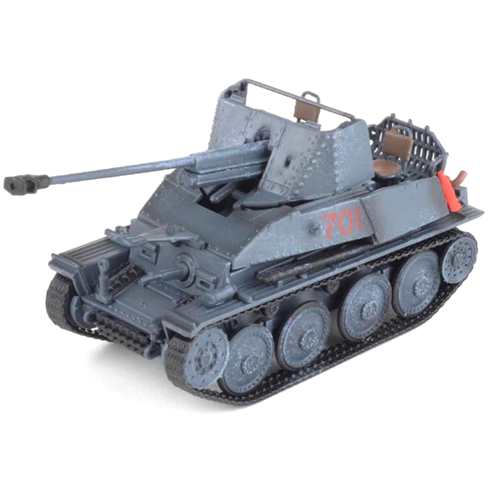 MOUDOAUER Skala 1/72 stop II wojny światowej armia niemiecka Sd.Kfz.139 Marder III czołg model myśliwca model wojskowy odlewany czołg do kolekcji