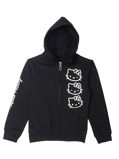 Hello Kitty By Kidsville Girl's Regular Fit Terry Sweatshirt