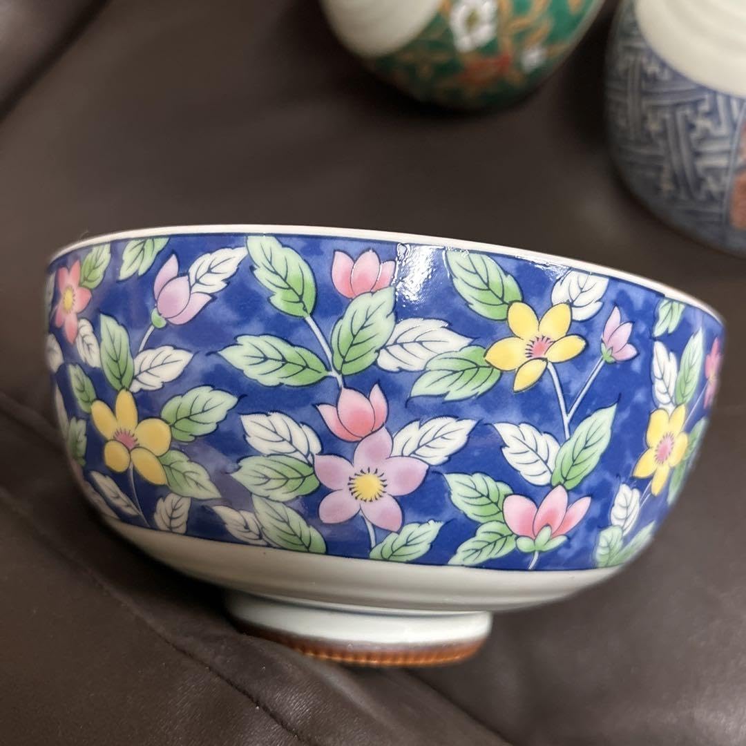 Amazon.co.jp: 三洋陶器 林斎 五色赤絵多用丼揃 5客セット : ホーム