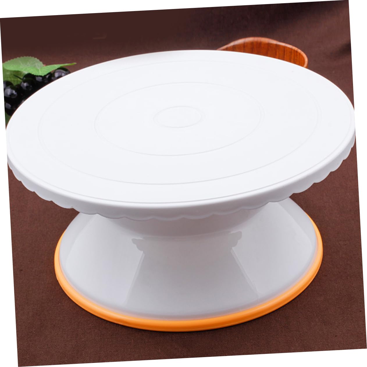 Mipcase Tablero Giratorio para Pasteles Soporte De Plástico Fácil De Limpiar para Panaderías