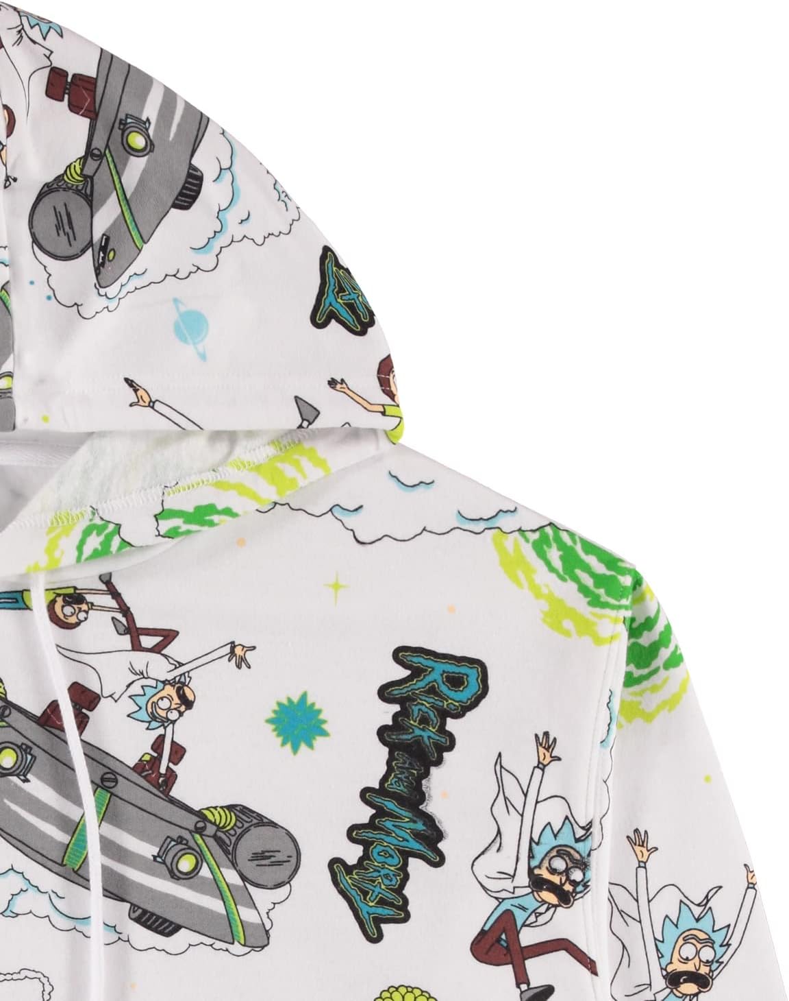 RICK AND MORTY Mens Hoodie Mens Tie Dye Sweatshirt - Rick & Morty Classic Hoodie