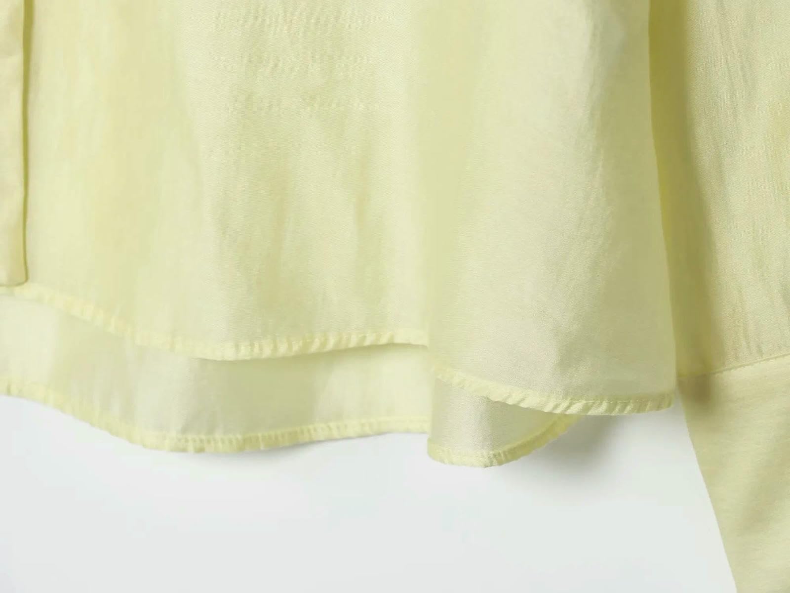 Camicia Donna Camicie Autunnali da Ufficio Eleganti E Larghe alla Moda Viaggio per Vacanze Chic Strada-Marrone Chiaro-s