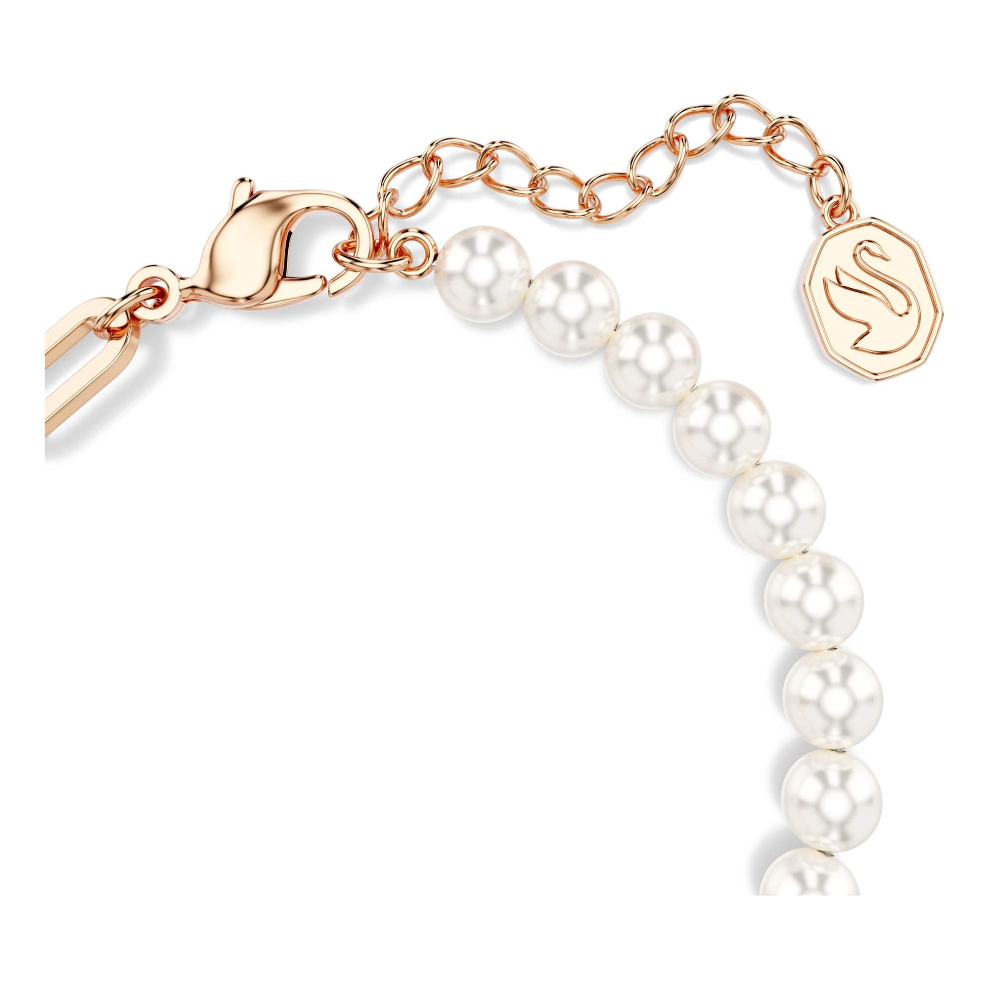 Swarovski Teddy damska bransoletka pozłacana różowym złotem 5669169
