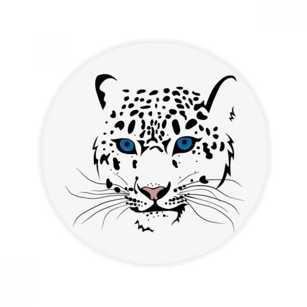 Tapis tigre blanc antidérapant pour entrée cuisine et salle de bain