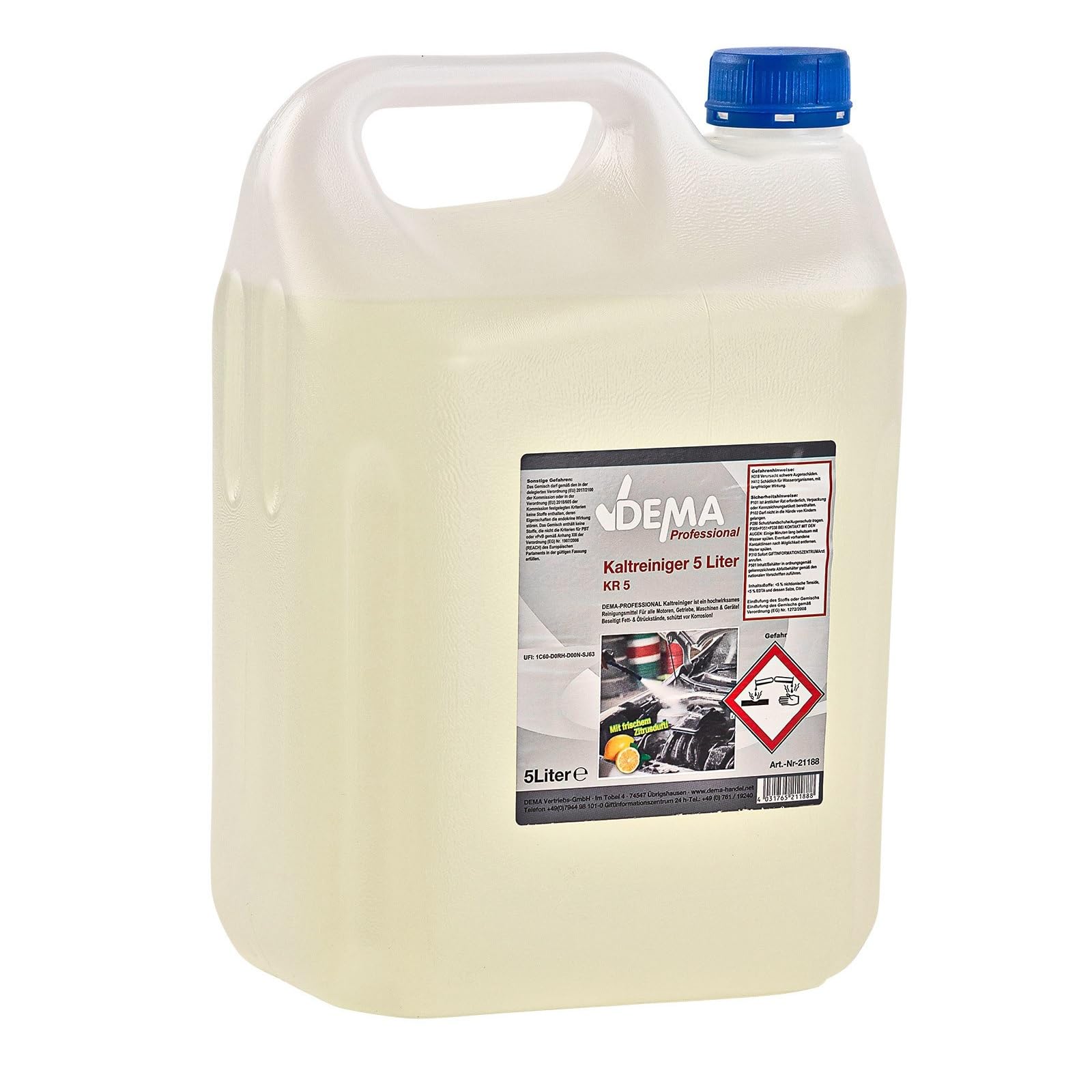 Stabilo Befestigungstechnik Kaltreiniger 5 Liter | Reiniger für Motoren, Getriebe, Maschinen, Geräte, Maschinenteile usw.