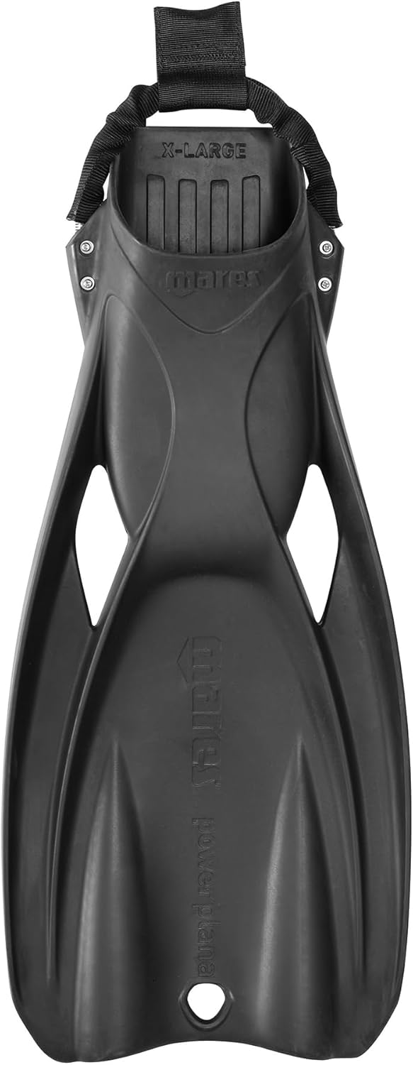 Mares Unisex Adults Power Plana Tec Fins - XR Line (410053) | High-Performance Durable Adjustable Versatile Open Heel Swimming Flippers for Technical Diving