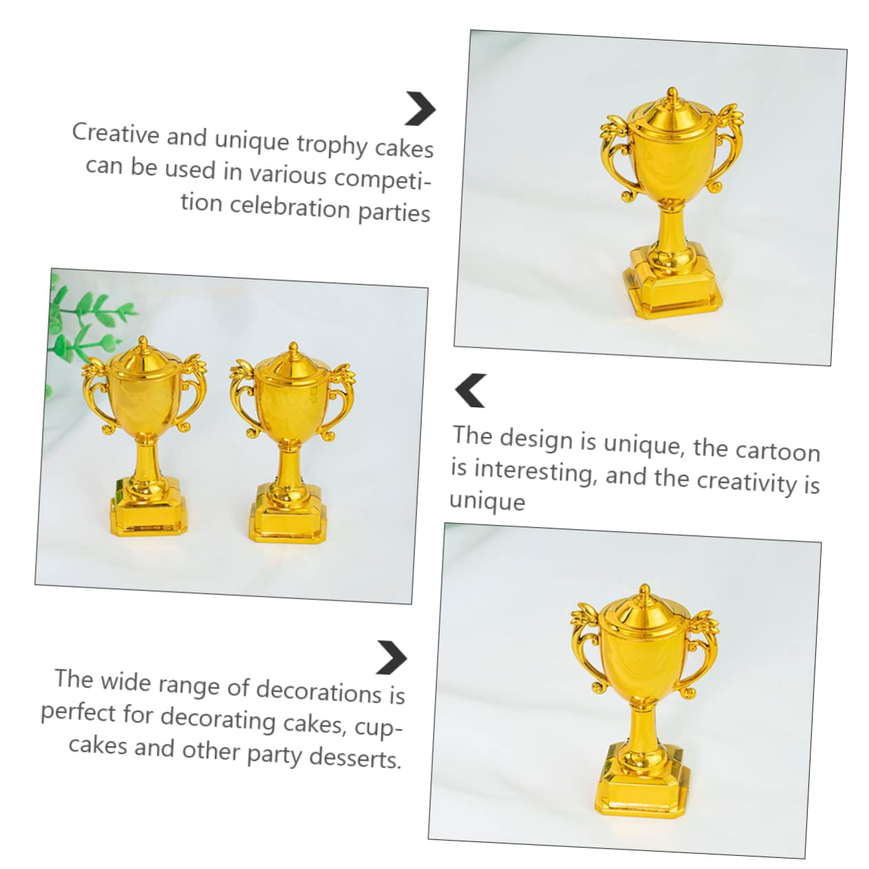 STOBAZA 9piezas Toppers De Pastel Forma De Para Decoración De Tartas Fiestas Temáticas De Competencia Adornos Creativos Para Cumpleaños y Celebraciones