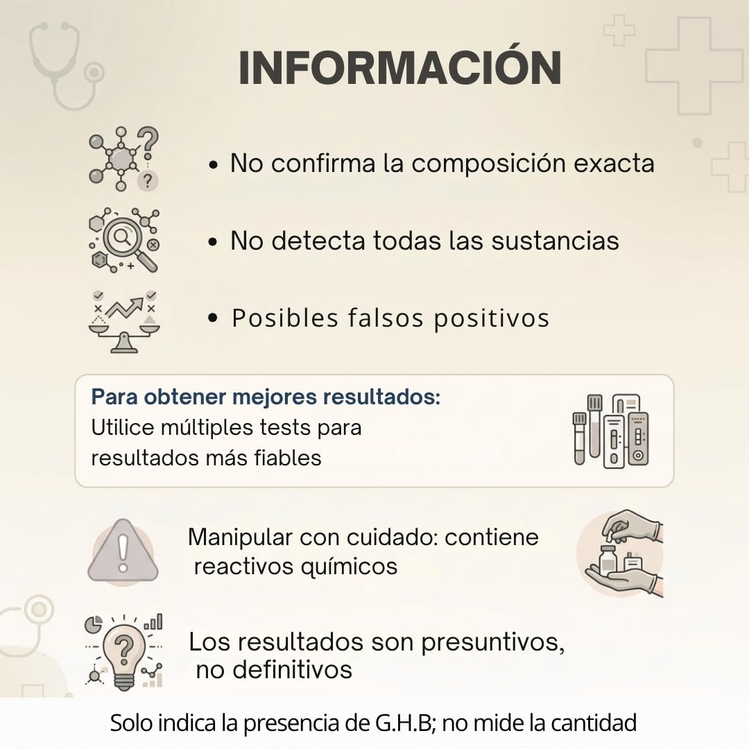 1 x Kit de Reactivo Químico para Análisis de Sustancias – Reactivo para Análisis General de Compuestos | Solo para Uso en Investigación | EZ Test Kits (5)