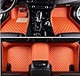 Yaruicar Professional Custom Automotive Floor mat Fit for Mercedes-Benz 95% Car Model All Weather Floor mat Full Coverage Waterproof Full Custom Protection Floor mat (Orange)