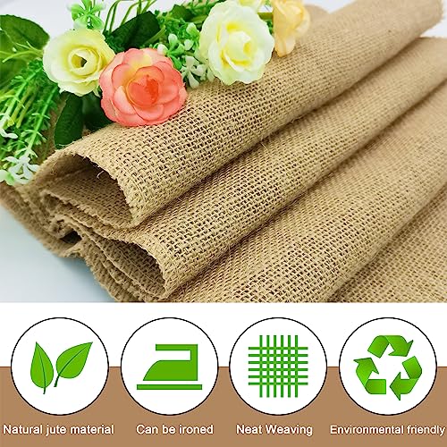 6-Pack-Natural-Burlap-Table-Runners12-x-72-Inch-Rustic-Jute-Table-Runner-and-Placemats-Bulk-for-Western-Wedding-Table-DecorationsFarmhouse-Style-PartyHolidayKitchen-Coffee-Table-Decor-Cover 6 Pack Natural Burlap Table Runners12 x 72 Inch Rustic Jute Table Runner and Placemats Bulk for Western Wedding Table DecorationsFarmhouse Style PartyHolidayKitchen Coffee Table Decor Cover
