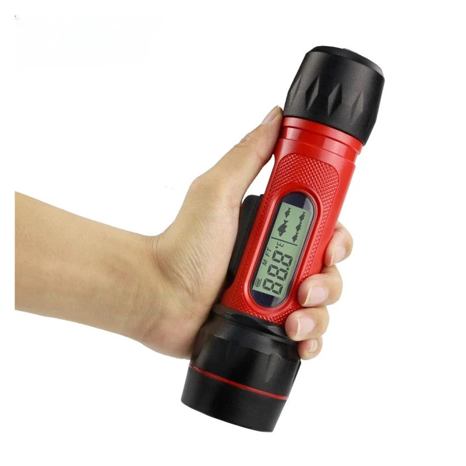 Ecoscandaglio, Ecoscandaglio portatile for pesca sul ghiaccio, impermeabile con display di profondità, invernale
