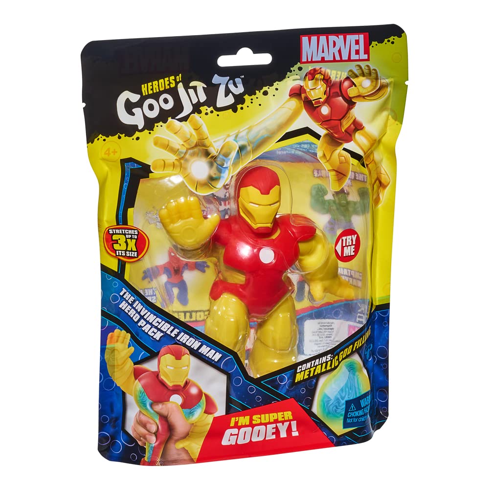 Heroes Of Goo JIT Zu - Iron Man Invincible Action Figure Marvel CO41370