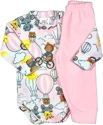 Conjunto Body Calça Soft Pettenati Bebê Inverno Anti-pilling