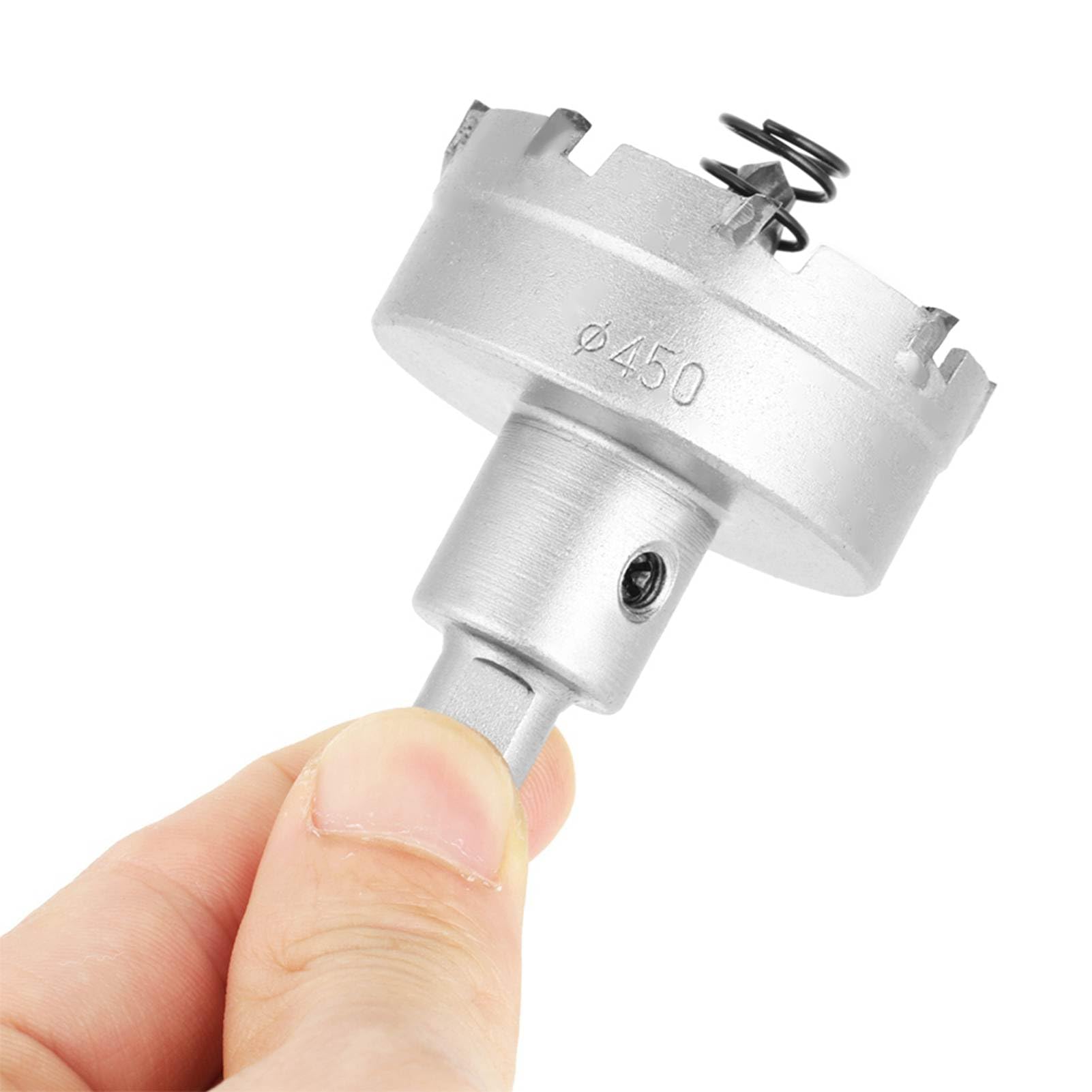 6-częściowy zestaw otwornic z węglika spiekanego do obróbki metalu - zawiera rozmiary 22 mm, 30 mm, 35 mm, 45 mm, 50 mm i 65 mm - narzędzia tnące do cienkiej stali stopowej