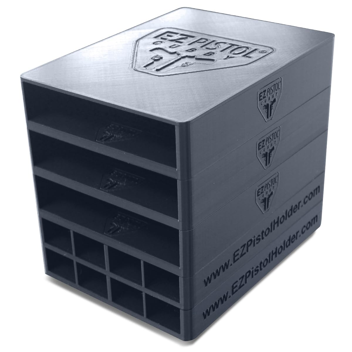 3 x EZ Pistol Cubby Box, 2 x EZ Magazine Cubby Box and 1 Plate Cover Bundle