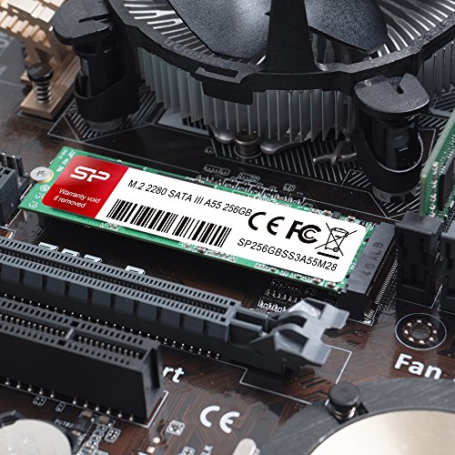 Image of SP Silicon Power Silicon Power SSD M.2 2280 3D TLC NAND 256GB SATA III 6Gbps A55 Series SP256GBSS3A55M28