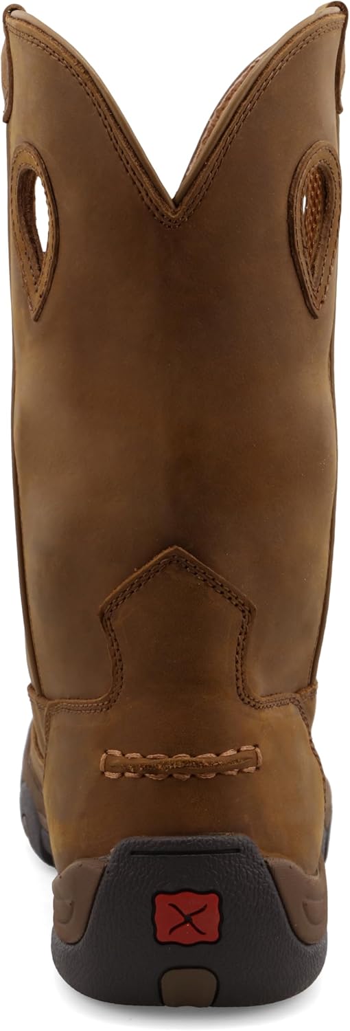 Twisted X Men's 11" Pull On Hiker Boot, Moc Toe - Image 4